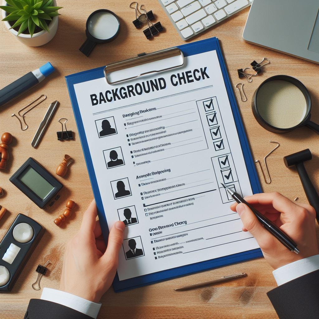 background check checklist