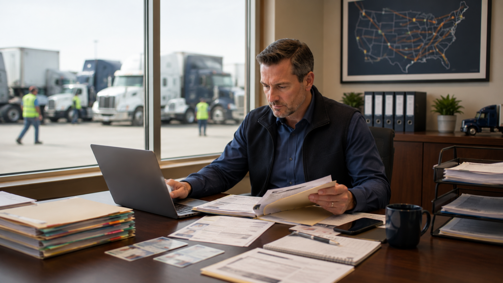 Driver Qualification File Management Across Multiple Locations